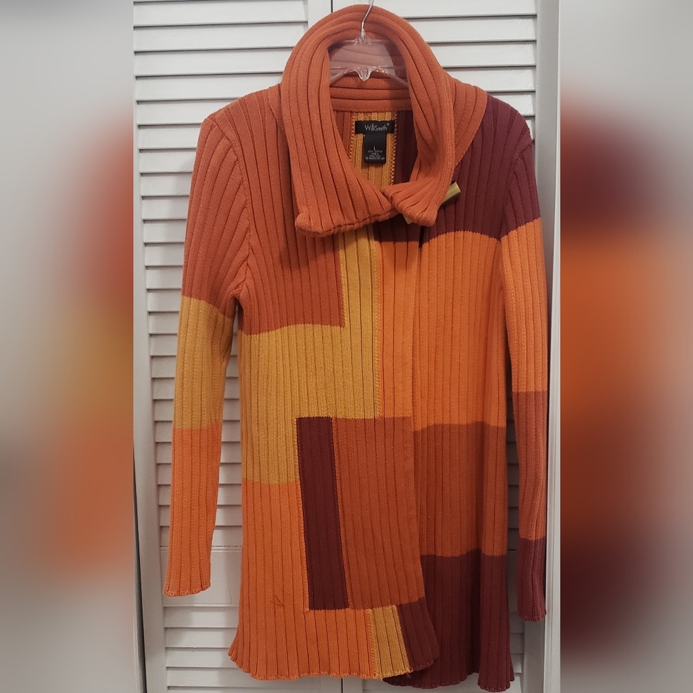 Willi Smith Thick Knit Sweater cardigan